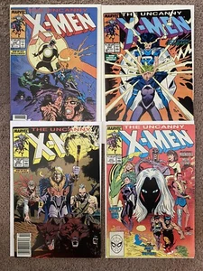 Uncanny X-Men 4 Hefte Lot 249 250 252 253 NM 9.4 Havok Wolverine Jim Lee - Bild 1 von 5
