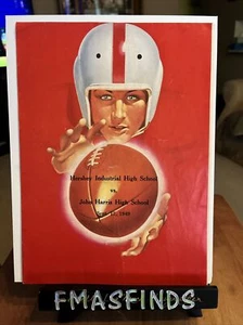 F2 1949 HERSHEY PA Industrial vs JOHN HARRIS High School Football Program - Picture 1 of 5