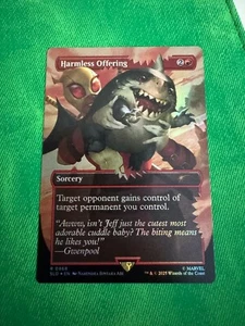 FOIL Harmless Offering - Secret Lair SLD Deadpool MTG Magic the Gathering - Picture 1 of 1