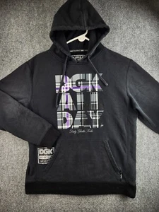 DGK Dirty Ghetto Kids Hoodie Medium Purple Graphic Sweatshirt Pullover Adult - Picture 1 of 14
