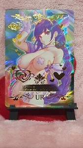 GODDESS STORY GODDESS LOVE COLOUR UR RAIDEN GENSHIN ANIME WAIFU CARD