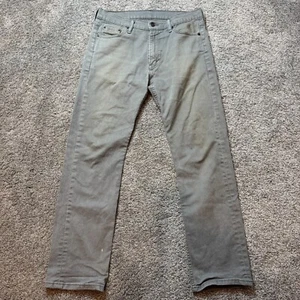 Levis Herren 513 Straight Baumwolle Denim Jeans Grau 32x29 aktuell - Bild 1 von 10