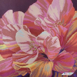 Satin Petals Bead Embroidery Scheme on Canvas DIY Stamped Printed Pattern ta-384 - Picture 1 of 11