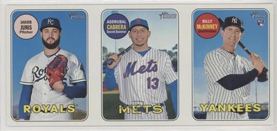 2018 Heritage High Number Jake Junis Didi Gregorius Asdrubal Cabrera Rookie RC - Image 1 of 2