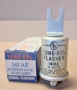 Tung-Sol Signal Flasher #141 AE 12-16 Volt 3 Prong NOS - Picture 1 of 3