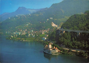 Postcard Switzerland Chateau de Chilion Montreux Territet - Picture 1 of 2