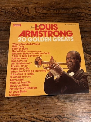 The Very Best of Louis Armstrong 20 Golden Greats" by Louis Armstrong Vinyl 1981 - Image 1 of 4