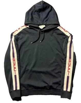 Sudadera con capucha de manga desmontable Gucci para hombre X-Large Foto 1 de 4