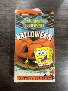 SpongeBob Squarepants Halloween VHS 5 Spooky Sea Tales Nickelodeon Rare OOP HTF - Picture 1 of 6