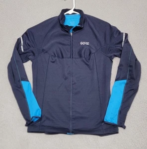 Gore Jacke Herren Medium Navy Blau Full Zip Laufen Radfahren Reflektierend Athletisch - Bild 1 von 12