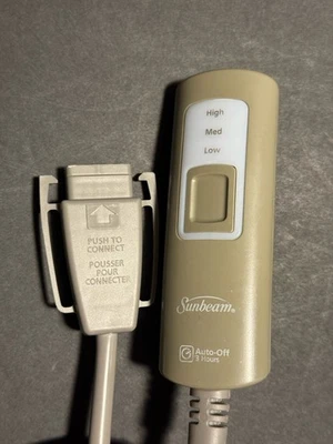 Sunbeam Heated Blanket Control Style T85B 3 Prong Replacement Power Cord - Image 1 of 4