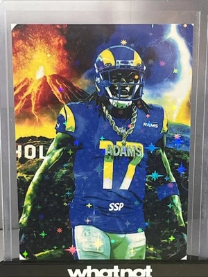 DaVonte Adams 2025 BloNo Anime Card Hollywood Volcano Star Dust Refractor SSP - Image 1 of 2