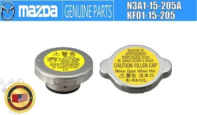 MAZDA RX-7 FD3S Genuine Pressure & Cooling Coolant Radiator Cap set OEM - Image 1 of 4
