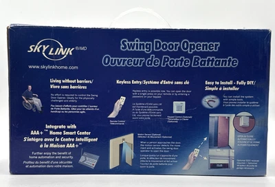 Skylink DM-100 Automatic Swing Door Opener System Install Kit W/Remote NOB - Image 1 of 4