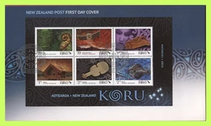 New Zealand 2013 Matariki Koru mini sheet on First Day Cover - Picture 1 of 1