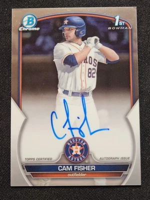 2023  1st Bowman Chrome Cam Fisher Auto! - Image 1 of 2
