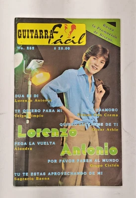 GUITARRA FACIL, LORENZO ANTONIO, No 252, 1976 MEXICAN MAGAZINES, CHORDS - Image 1 of 4