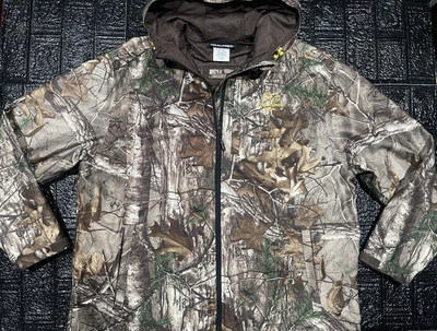Realtree Scent-Factor Long Sleeve Full Zip Camouflage Hoodie Sz M/XL - Image 1 of 4