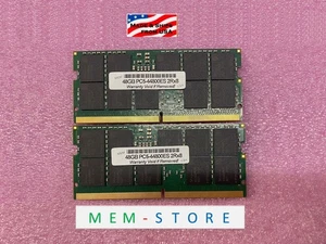 96GB 48GBx2 ECC SODIMM DDR5 5600MHz Compatible RAM for Minisforum N5 Pro AI NAS - Picture 1 of 3