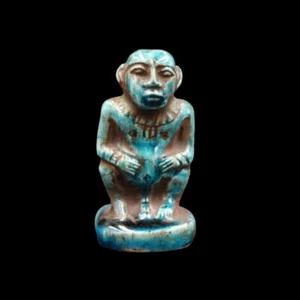 Rara Auténtica Antigua Estatua Egipcia de DIOS BES DIOS del parto y la fertilidad - Imagen 1 de 5