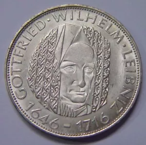5 DM Gottfried Wilhelm Leibniz, 1966, vz - Picture 1 of 1