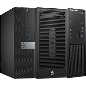 Cheap Desktop PC any BRAND intel/AMD Dual Core/ Core2Duo 4GB RAM 160GB HDD Win10 - Picture 1 of 5