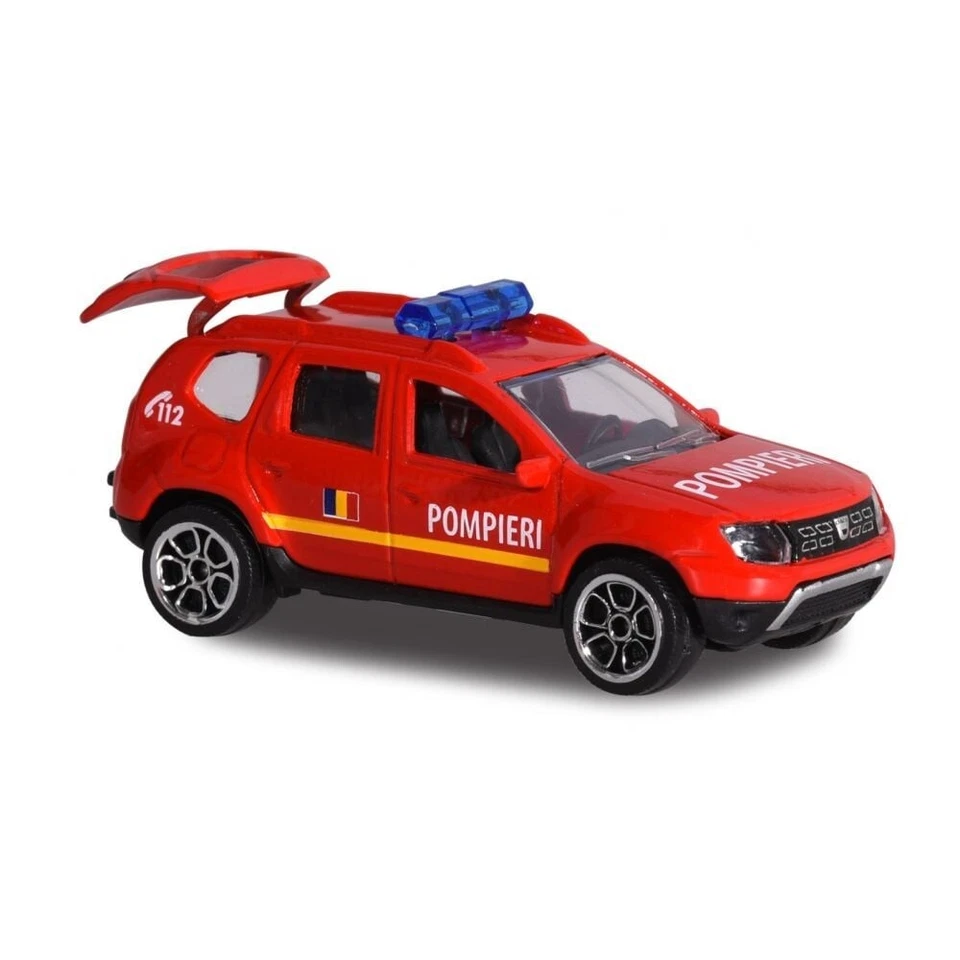 Dacia Duster dCi 110 Pompieri Majorette Romania Series 225B 1:64 Scale Toy Car - Image 1 of 1