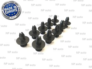 10X 6MM PLASTIC PUSH TYPE CLIP SCREW FASTENER RETAINER DOOR TRIM KK37668865 - Picture 1 of 5