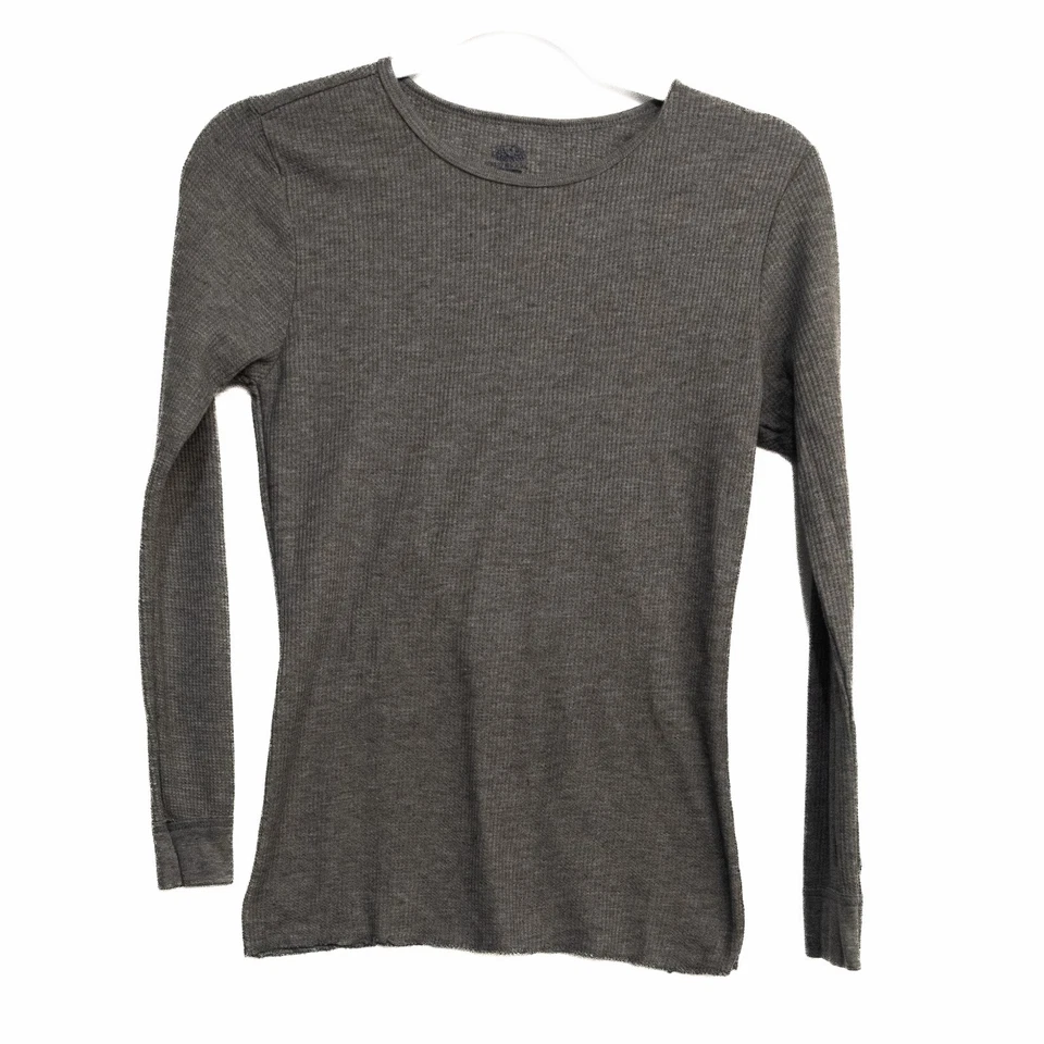 Fruits of the Loom Niños Gris Sudadera Sólida Manga Larga Pullover Talla S/P Foto 1 de 4