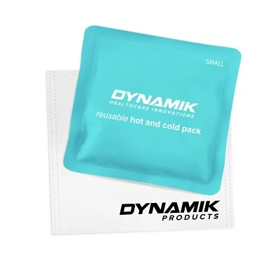 DYNAMIK PRODUCTS Small Luxury Reusable Hot/Cold Gel Pack Ideal for Sports Injury - Microwavable