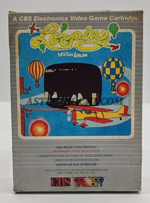 CBS ELECTRONICS COLECO VISION LOOPING VINTAGE 1982 ARCADE GAME IN BOX - Immagine 1 di 4