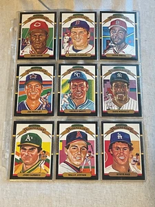 1987 Donruss Diamond Kings 11 Card Lot Joyner Canseco Ozzie Davis 2 Sax Brett - Picture 1 of 11