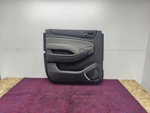 CHEVROLET SUBURBAN K1500 LT 15-20 REAR DRIVER LEFT DOOR CARD COVER TRIM PANEL - Picture 1 of 11