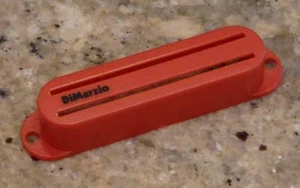 DIMARZIO Red RAIL Pickup cover- Fast Track 1 2, Chopper, Cruiser, Tone Zone S - Picture 1 of 1