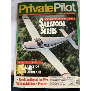 Private Pilot Aviation Magazine Jan 1993 Flight Aircraft Saratoga Flying - Picture 1 of 8