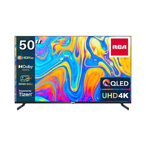 RCA 50" Smart 4K Ultra HD QLED TV with Tizen OS, Freeview Play, Netflix & Prime - Picture 1 of 9