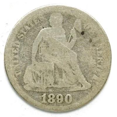 1890 Seated Liberty Dime - Image 1 of 2
