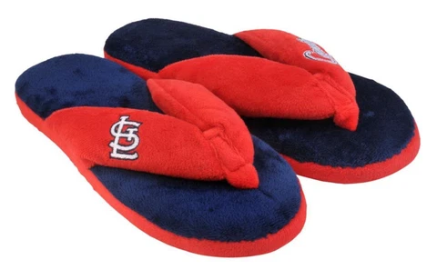 St Louis Cardinals Size Small Women's Thong Flip Flop Slippers [NEW] MLB Slide Cover
