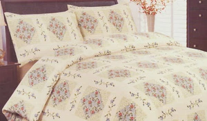 Quilt Cover & Pillowcase Set Floral Patchwork Cotton Mix Duvet Bedroom Bedding - Picture 1 of 7