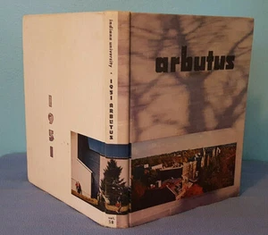 Original Arbutus 1951 Indiana University IU College Hoosiers Yearbook Alumni  - Picture 1 of 8