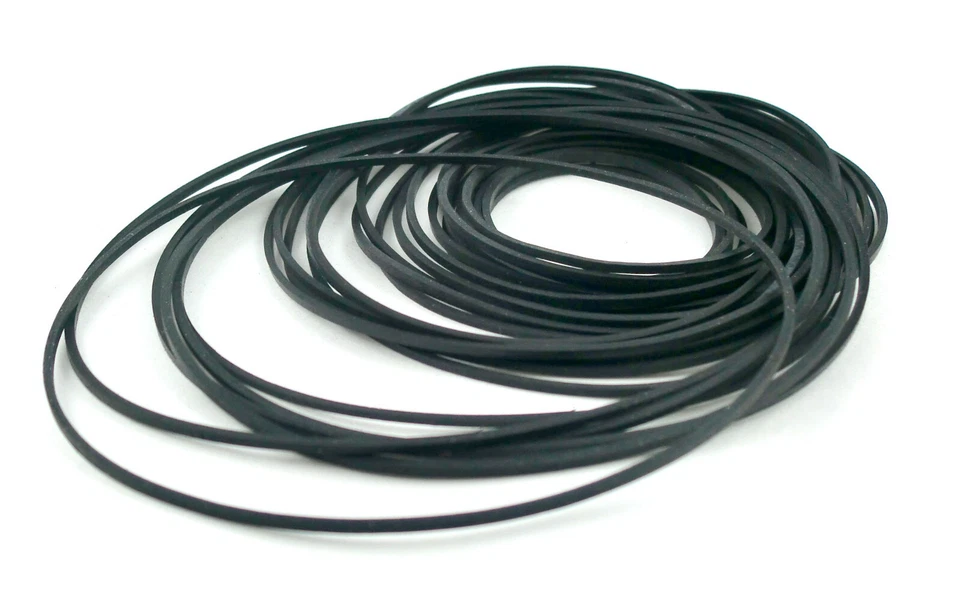 60 x ANTRIEBSRIEMEN KEILRIEMEN KASSETTEN REKORDER WALKMAN GUMMI 1,0mm Ø25-85mm - Bild 1 von 1