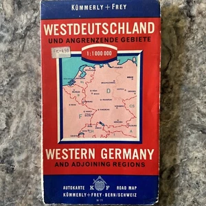 Vintage Western Germany Street Map - Picture 1 of 2