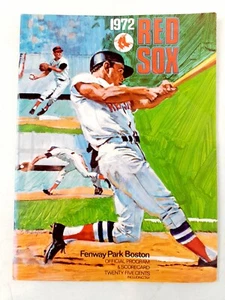 1972 Boston Red Sox Official Program & Scorecard Fenway Park vs California 223 - Picture 1 of 9