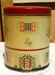 Vintage Metallkanister 40er / 50er Jahre Hausdesign - Bild 1 von 6