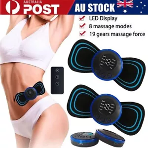 Tens Machine Massagers EMS Full Body Relax Pads Rechargable Portable Tens UnUL - Picture 1 of 21