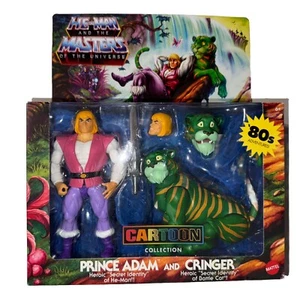 He-Man the Masters of the Universe Collection Prince Adam & Cringer NEW See Pics - Picture 1 of 16