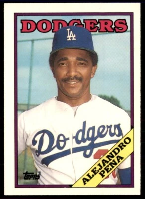 1988 Topps TIFFANY Alejandro Pena 2 Los Angeles Dodgers #277 - Image 1 of 2