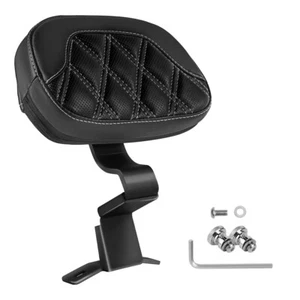 Soft White Diamond Style Rider Backrest Pad For Harley Road Glide 2009-2023 - Bild 1 von 6