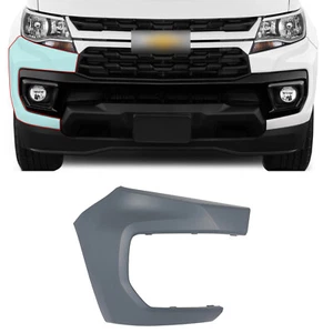 Primed For Chevrolet Colorado 2021 2022 Front Passenger Side Bumper Upper Fascia - Picture 1 of 7
