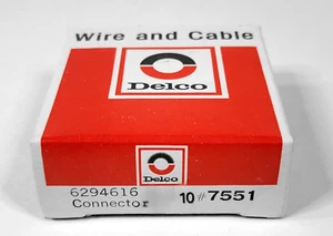 AC Delco #6294616 7551 3-Way Wire Splice Connector(s) GM Packard Elec. Box of 10 - Picture 1 of 6